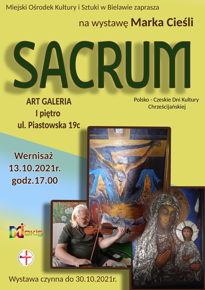 Plakat wystawy SACRUM