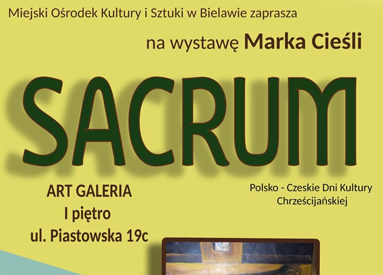Plakat wystawy SACRUM - miniaturka
