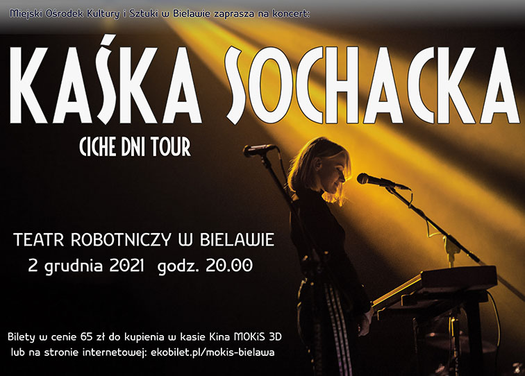 Plakat koncertu Kaśki Sochackiej - miniaturka