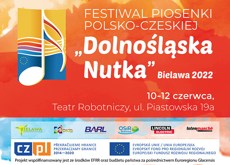 Plakat Festiwalu "Dolnośląska Nutka" 2022 - miniaturka