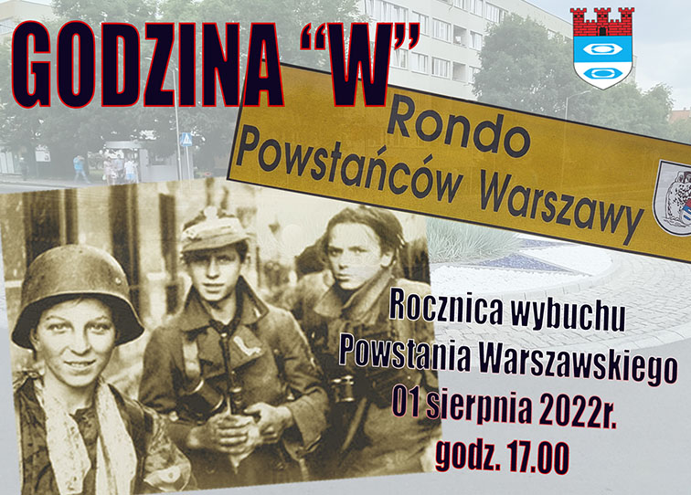 Plakat uczczenia rocznicy powstania warszawskiego - miniaturka
