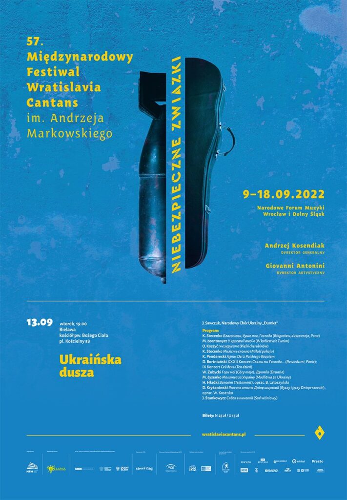Plakat festiwalu Wratislavia Cantans