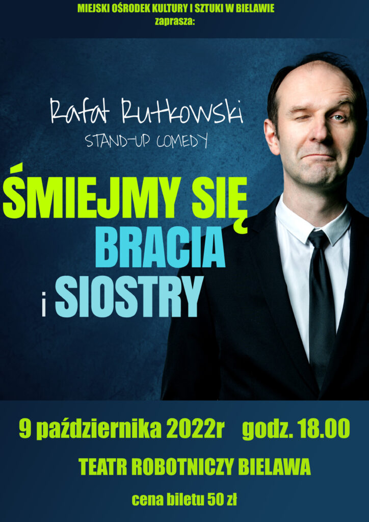 Plakat stand upu Rafała Rutkowskiego