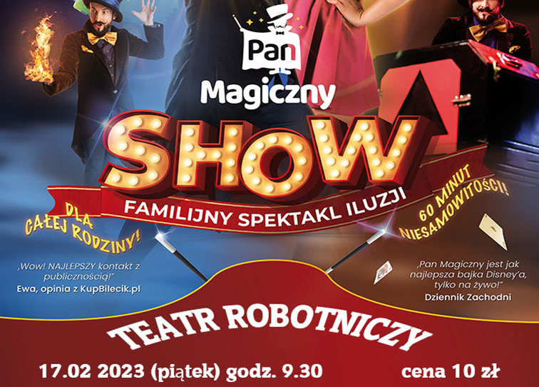 Plakat występu Pan Magiczny Show - miniaturka