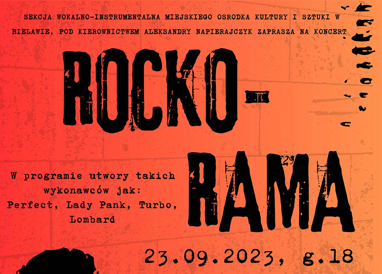 Plakat koncertu ROCKO-RAMA - miniaturka