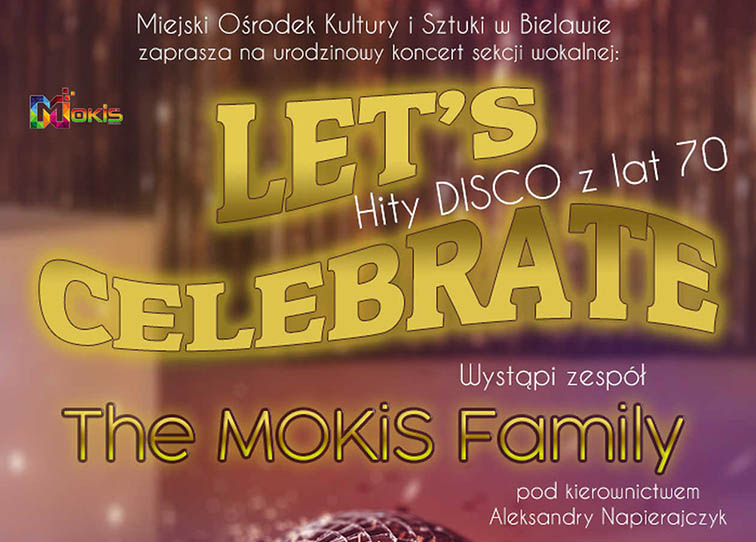 Plakat koncertu "Let's celebrate" - miniaturka