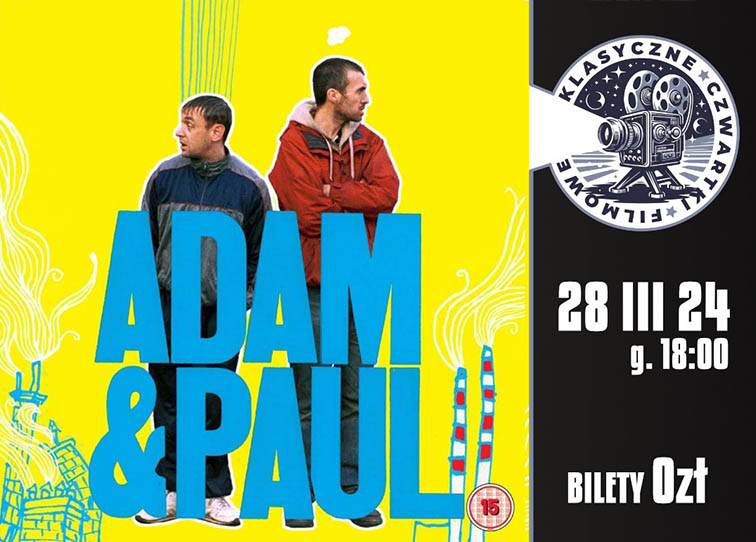 Plakat projekcji filmu “Adam & Paul” - miniaturka