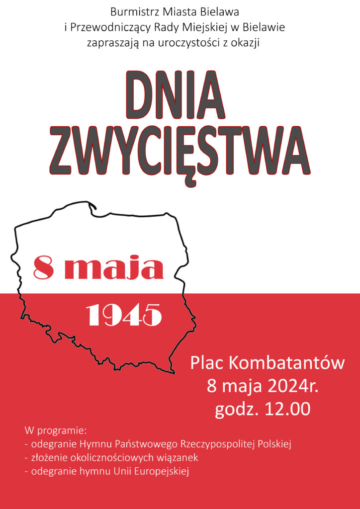 Plakat obchodów Dnia Zwycięstwa 2024