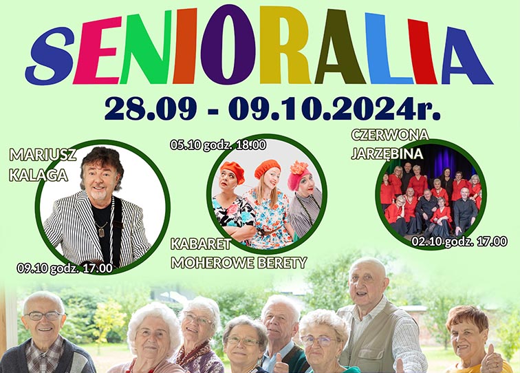 Plakat Senioraliów 2024 - miniaturka