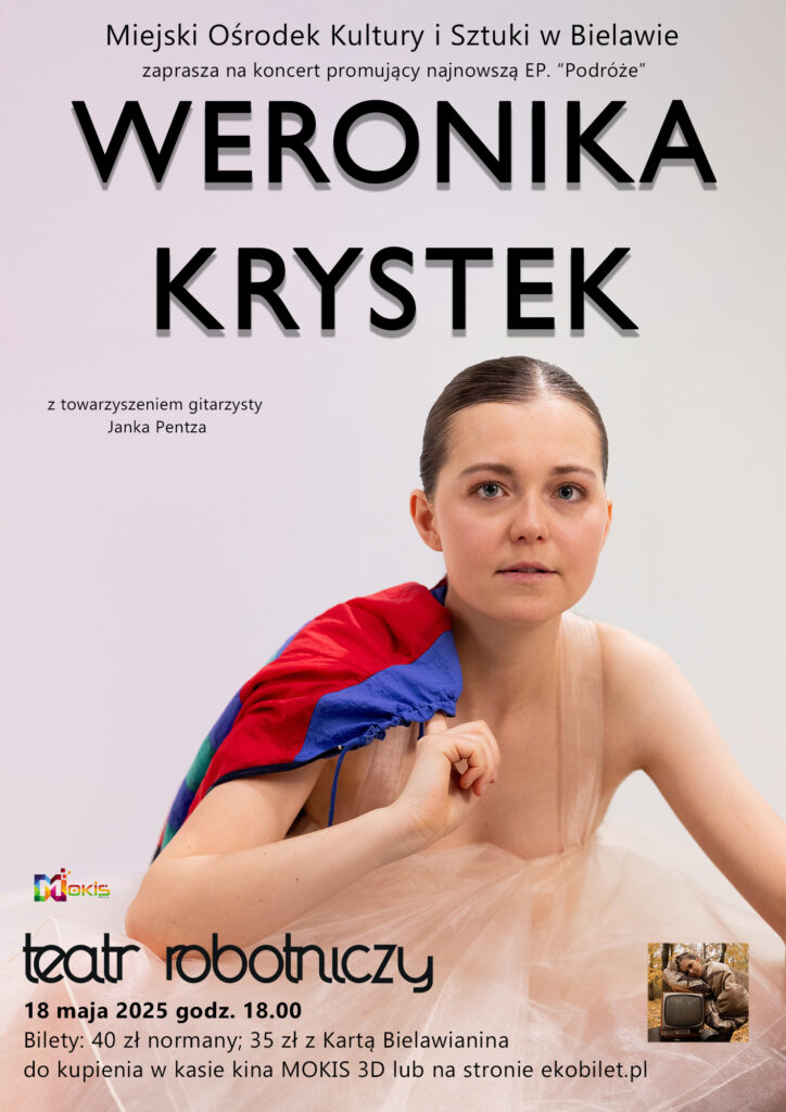 Plakat koncertu Weroniki Krystek