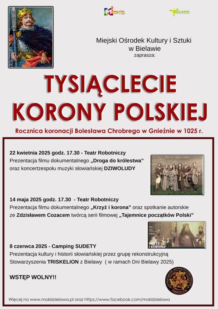 Plakat obchodów Tysiąclecia Korony Polskiej