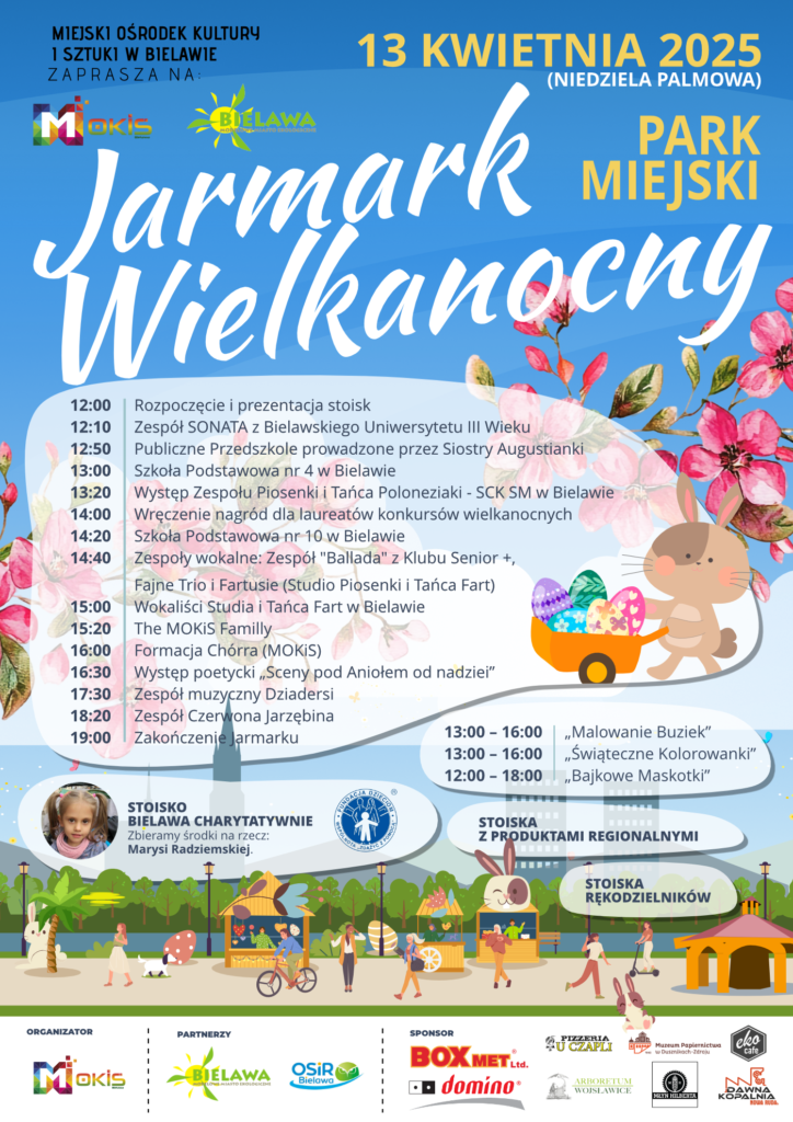 Plakat Jarmarku Wielkanocnego 2025