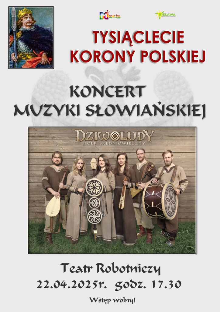 Plakat koncertu Dziwoludów 2025