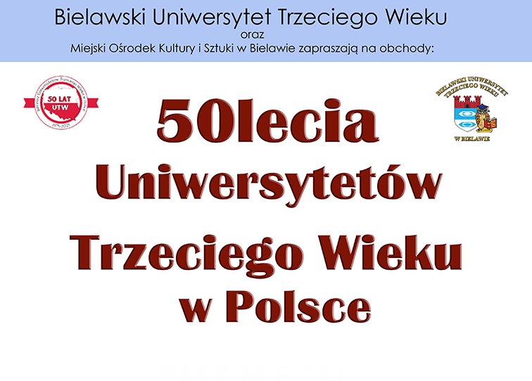 Plakat 50-lecia UTW - miniaturka