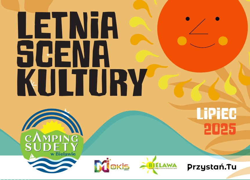 Plakat Letniej Sceny Kultury na miesiąc lipiec 2025 - miniaturka